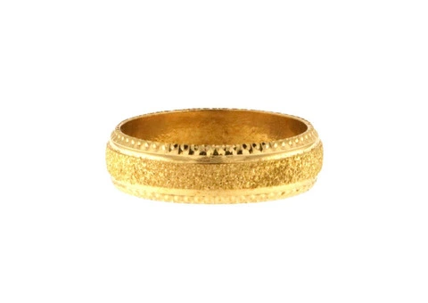 22ct Gold Wedding Band | Size U