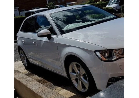 Audi A3, 2016 (16) White sportsback, Manual Diesel, FSH - 9/28