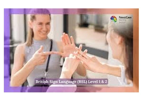 Learn BSL: Nationally Recognized Level 1 Certification