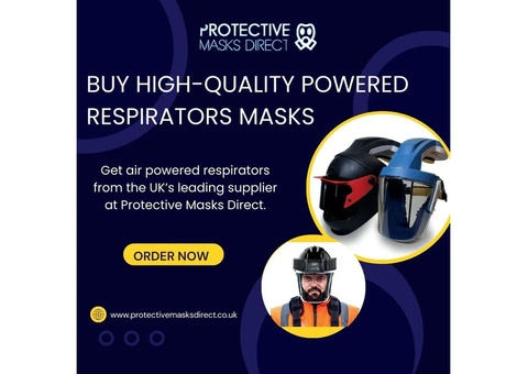 Buy High-Quality Powered Respirators Mask | Protective Masks Direct