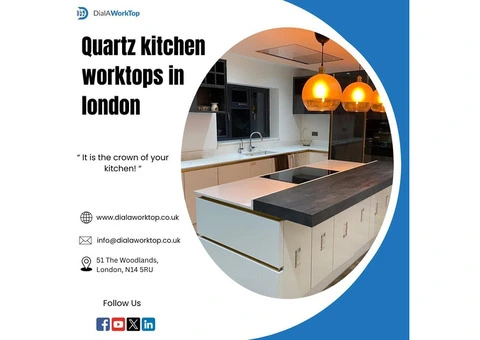 Quartz kitchen worktops in london