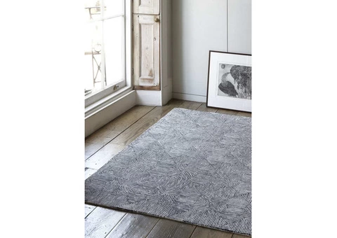 Camden Rug by Asiatic carpets in Black/White Colour - 1/3