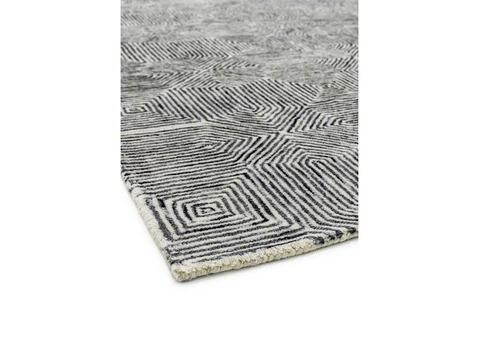 Camden Rug by Asiatic carpets in Black/White Colour - 3/3