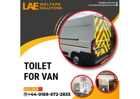 Hire Toilet for Van - LAE Welfare Solutions