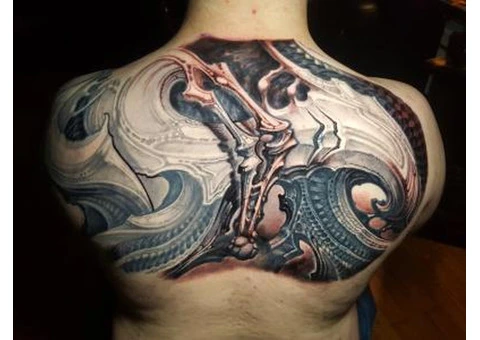Custom Biomech tattooing for connoisseurs with Biomech Tattoos in Croydon - 1/7