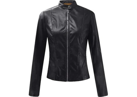 Jorde Calf Women’s Casual Slim Fit Leather Jacket