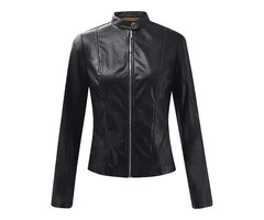 Jorde Calf Women’s Casual Slim Fit Leather Jacket