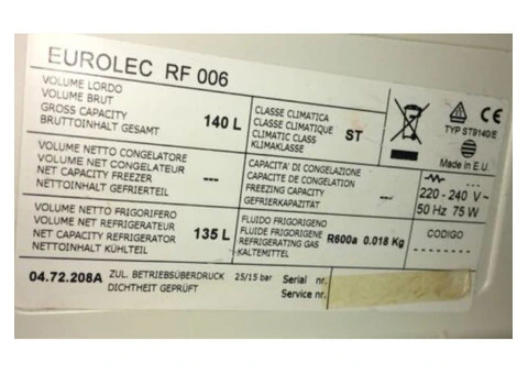 Build in under counter fridge for repair or spares - 4/6