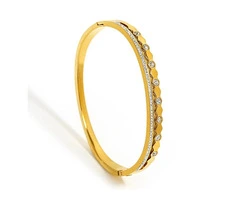 Stunning Gold Diamante Bracelet by Glamourize Luxury & Glamour