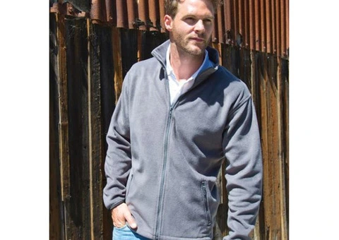 Embroidered fleece