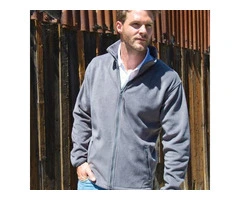 Embroidered fleece