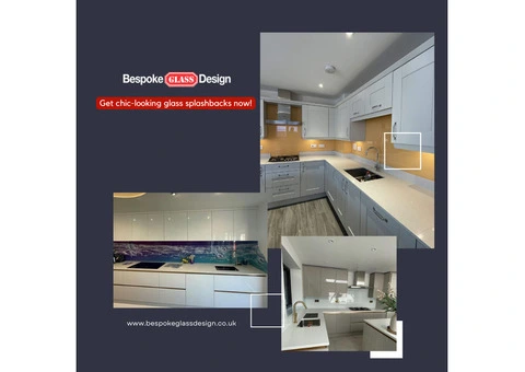 Bespoke Glass Design: Get chic-looking glass splashbacks now!