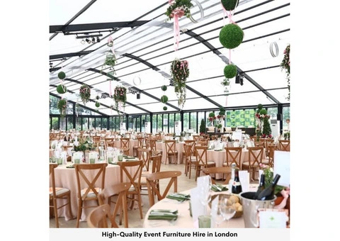 Affordable and High-Quality Event Furniture Hire in London