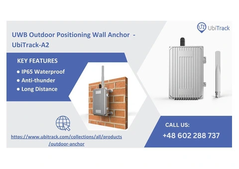 UWB Outdoor Positioning Wall Anchor  - UbiTrack-A2
