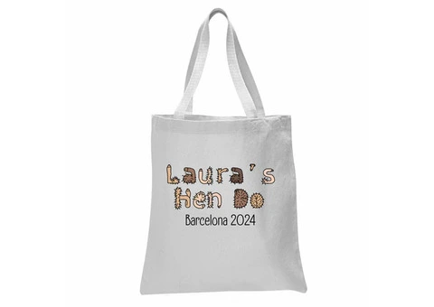 Funny Hen Tote Bags | Personalised Little Dicks Hen Tote Bag