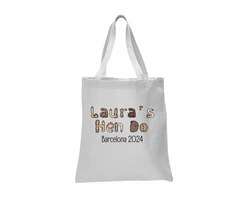 Funny Hen Tote Bags | Personalised Little Dicks Hen Tote Bag