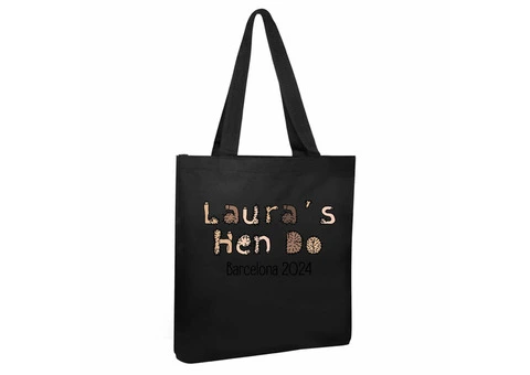 Funny Hen Tote Bags | Personalised Little Dicks Hen Tote Bag - 2/2