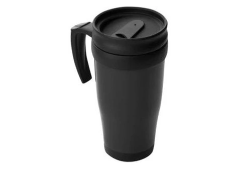 Promotional plastic travel mugs