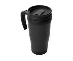 Promotional plastic travel mugs