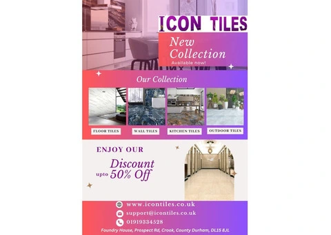 Tiles in Crook County Durham UK