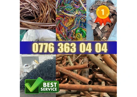 Metals Removal | Scrap Metal & Car Collection | Copper, Brass, Cables, Lead, etc