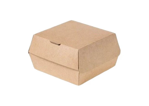 Kraft Clamshell Burger Box- Food Packaging Direct