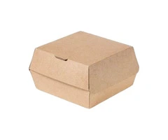 Kraft Clamshell Burger Box- Food Packaging Direct