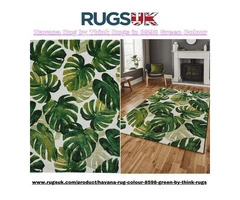 Havana Rug by Think Rugs in 8598 Green Colour