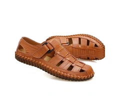 Breathable Genuine Leather Outdoor Summer Men’s Sandals Shoes,NEW!