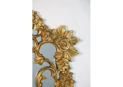 Aiething Victoria Ornate Antique Large Brass Wall Mirror UK - 7/8