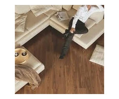 Blue vinyl flooring