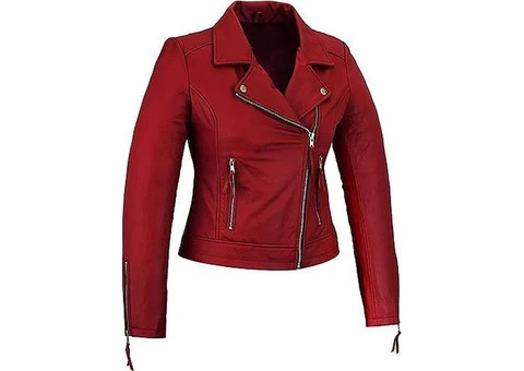 Jorde Calf Women’s Genuine Lambskin Leather Jacket