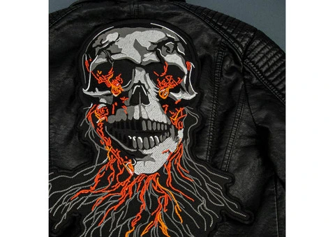 Get the high quality Skeleton Face PVC Patch - 2/2