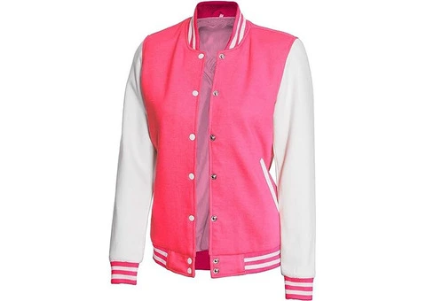 Jorde Calf Women’s Letterman Highschool Varsity Jacket