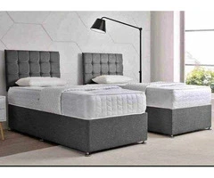 2x Single bed With Mattress Contact +447465932113