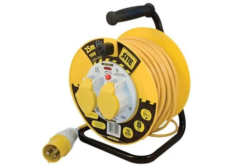 Buy Masterplug LVCT2516-2-MP 16Amp 2 Gang Cable Reel 25m 110V