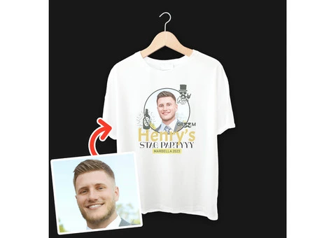 Personalised Essentials#3 Stag T-Shirt - 3/4