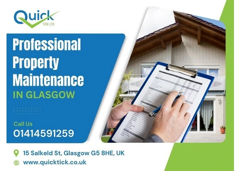 Hire Professional Property Maintenance Company in Glasgow