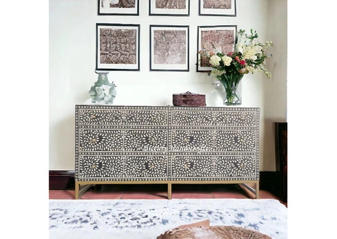 Bone Inlay Buffets and Sideboards by Luxury Handicraft