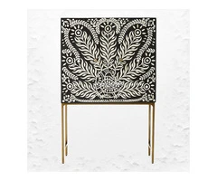 London’s Finest Bone Inlay Bar Cabinet