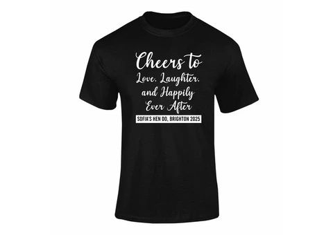 Personalised Bridal Quote Hen T-Shirt