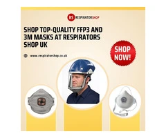 Shop Top-Quality FFP3 and 3M Masks at Respirators Shop UK