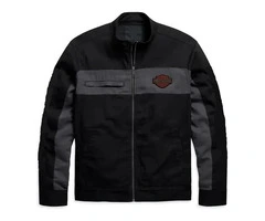 Men’s Casual Harley Cotton Jacket |Copper Block Canvas Lightweight Jacket For Men