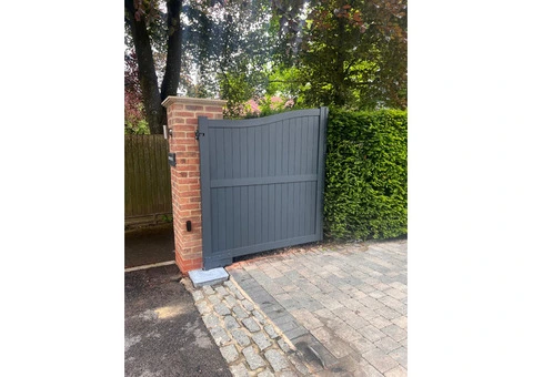 Driveway gates in aluminium with electric motors - 6/6