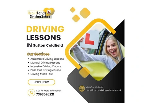 Affordable Driving Lessons in Sutton Coldfield