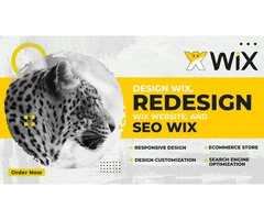 Design wix, redesign wix website, and SEO wix