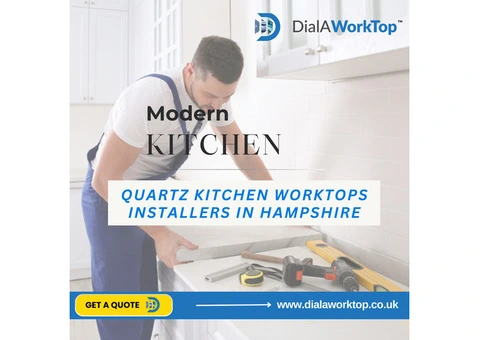 Quartz kitchen worktops installers in Hampshire