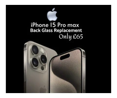 Apple iPhone 15 Pro Max Back Glass Replacement