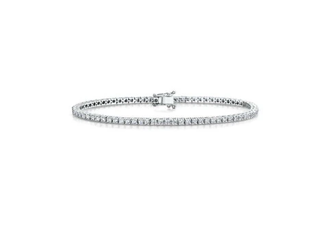 Sparkle with Elegance: Lab Made Diamond Tennis Bracelet