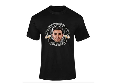 Personalised Essentials Stag T-Shirt